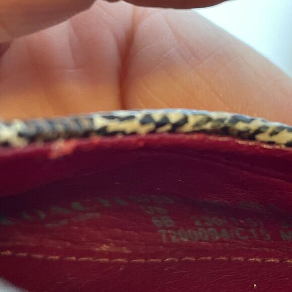 Coach Chelsea Chestnut Brown White Cap Toe Heel Ballet Flats Shoes Size 6B - Picture 7 of 10